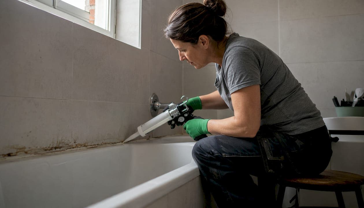 Caulking in Bathroom Repair: Stop Water Damage Now